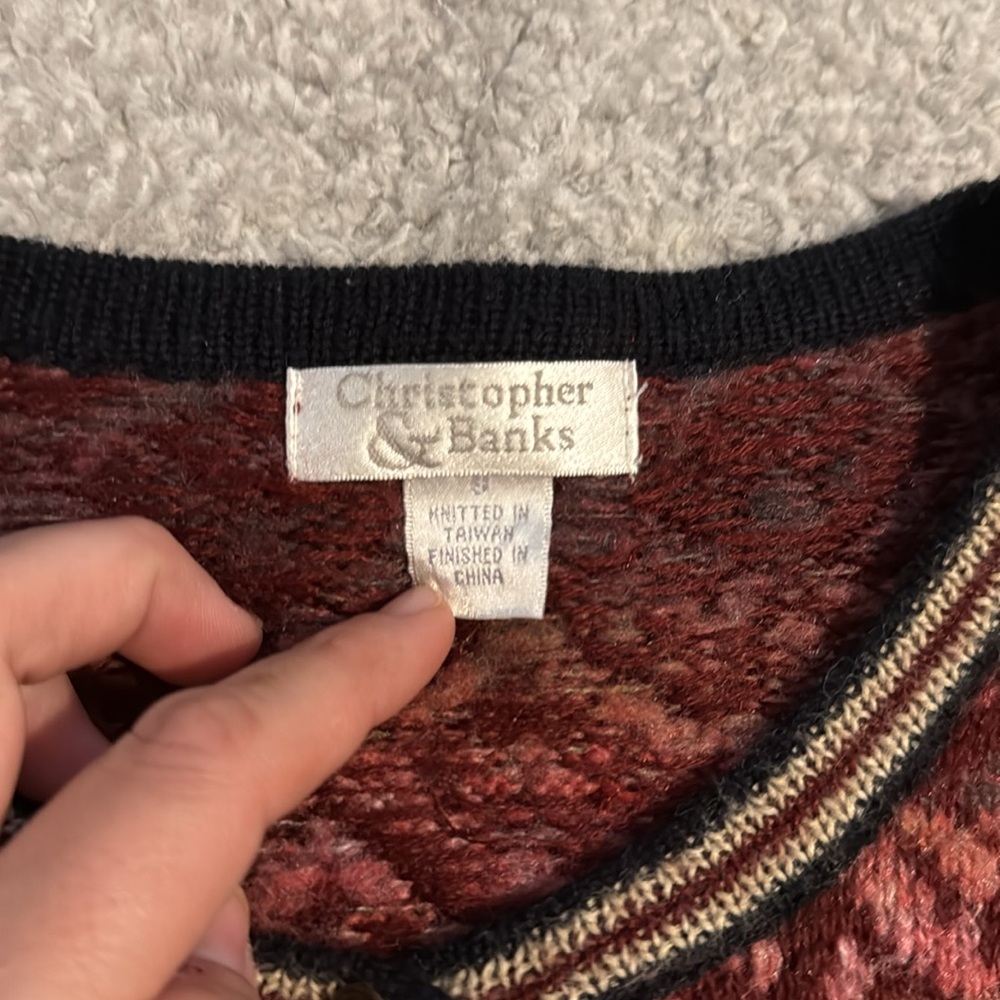 Christopher & Banks cardigan sweater - Picture 2 of 4